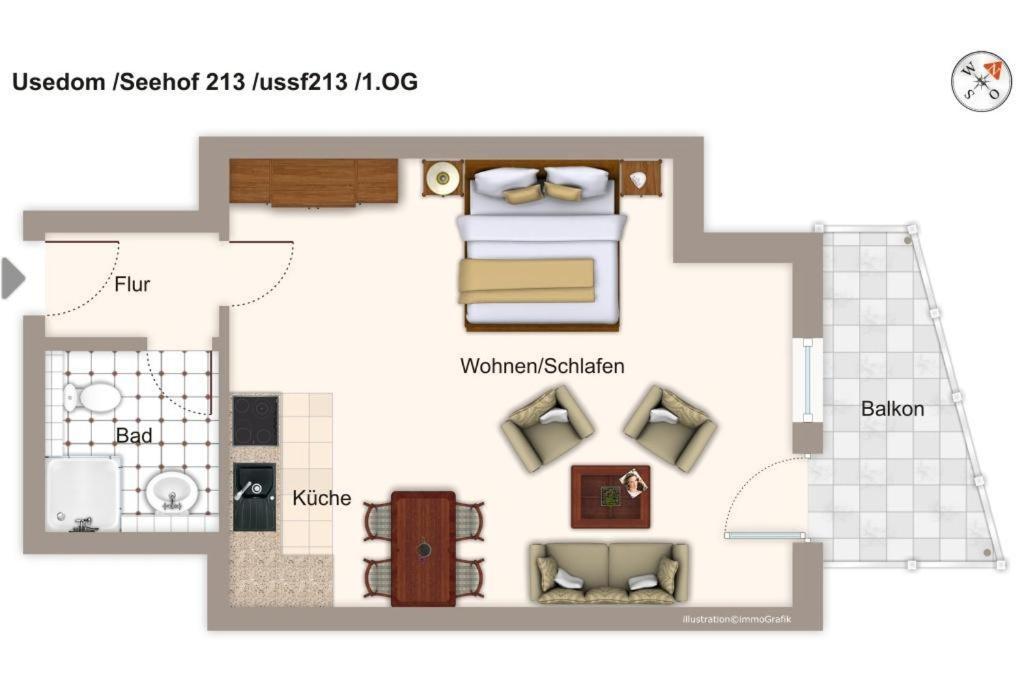 Seehof Seehof 213 Heringsdorf (Usedom) Exterior foto